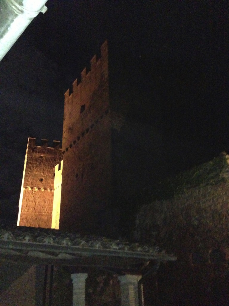 This is the view of the Castle Tower from  my porch